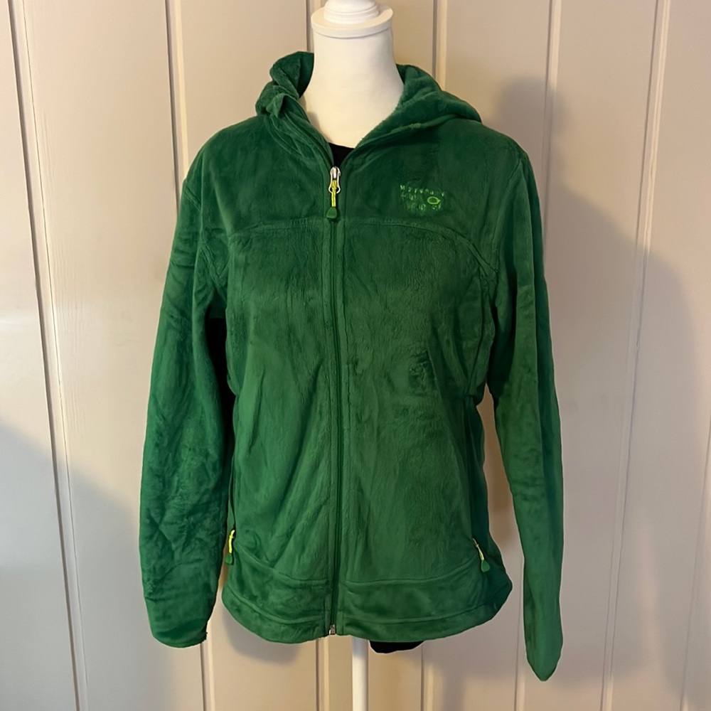 Women’s awesome green Mountain Hardwear fleece size medium